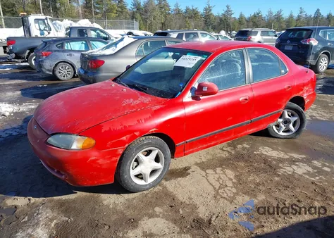 1997 Hyundai Elantra Gls из США, поврежденный, VIN KMHJF34M5VU491484